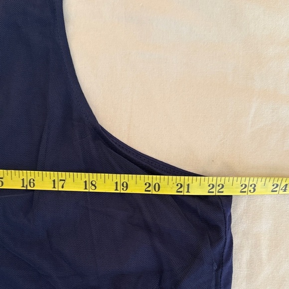 🎉SALE🎉Hayden Navy Blue Embroidered Tank Top - Picture 9 of 12